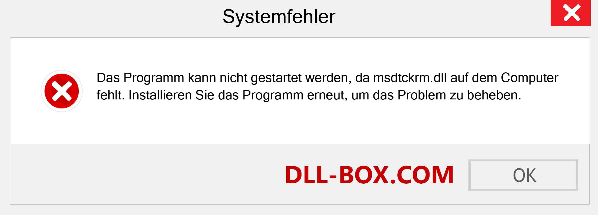 msdtckrm.dll-Datei fehlt?. Download für Windows 7, 8, 10 - Fix msdtckrm dll Missing Error unter Windows, Fotos, Bildern