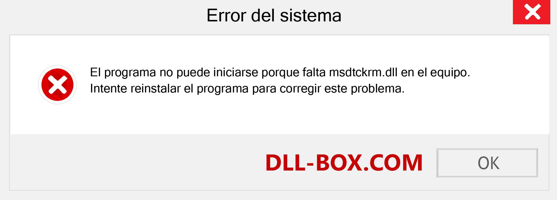 ¿Falta el archivo msdtckrm.dll ?. Descargar para Windows 7, 8, 10 - Corregir msdtckrm dll Missing Error en Windows, fotos, imágenes