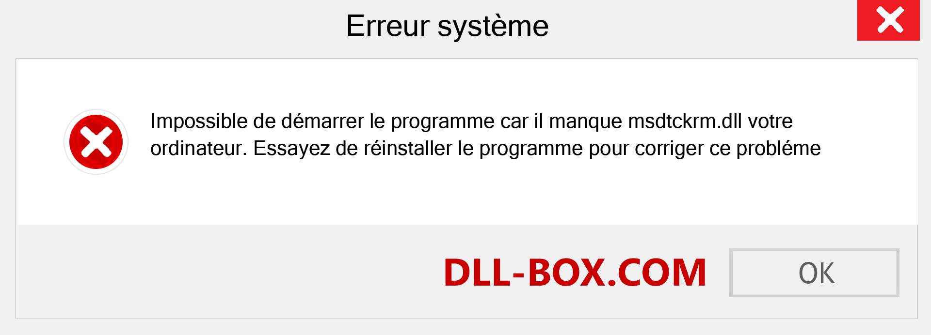 Le fichier msdtckrm.dll est manquant ?. Télécharger pour Windows 7, 8, 10 - Correction de l'erreur manquante msdtckrm dll sur Windows, photos, images