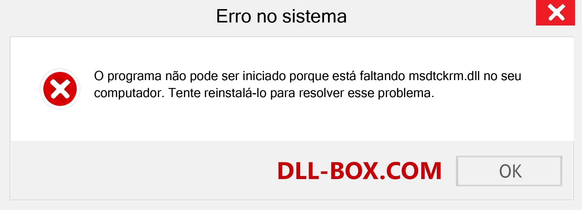 Arquivo msdtckrm.dll ausente ?. Download para Windows 7, 8, 10 - Correção de erro ausente msdtckrm dll no Windows, fotos, imagens